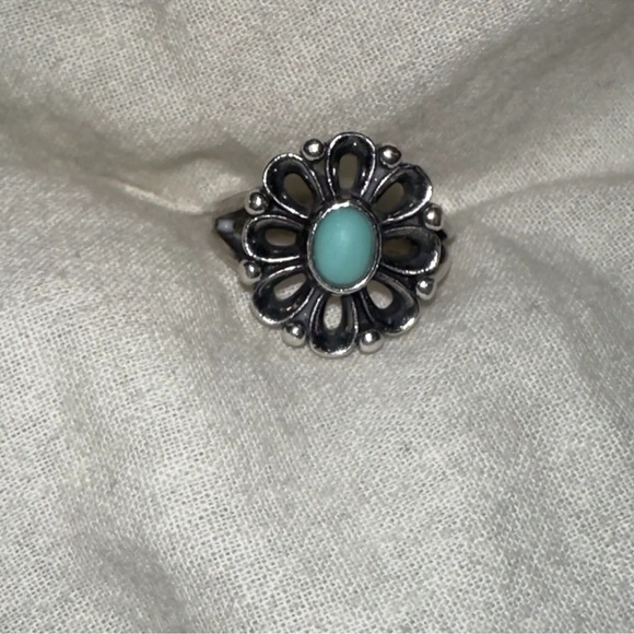 James Avery De Flores Turquoise Ring